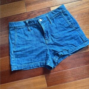 Blue Denim Shorts